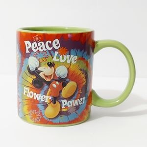 Jerry Leigh Mickey Mouse Rainbow Tie Dye Ceramic Mug